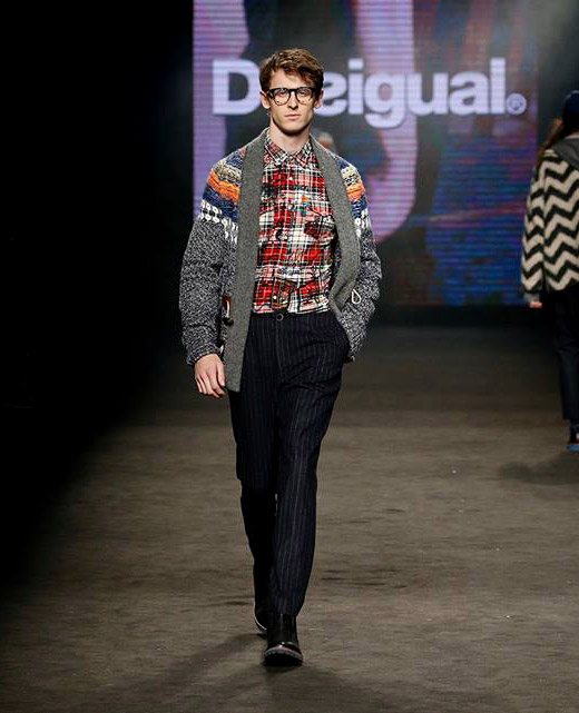 Desigual Fall-Winter 2015/2016 menswear collection at 080 Barcelona Fashion week