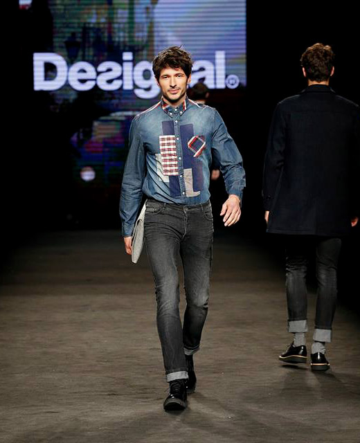 Desigual Fall-Winter 2015/2016 menswear collection at 080 Barcelona Fashion week