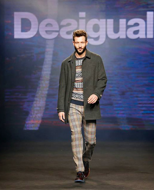 Desigual Fall-Winter 2015/2016 menswear collection at 080 Barcelona Fashion week