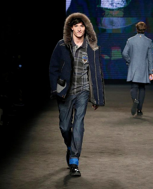 Desigual Fall-Winter 2015/2016 menswear collection at 080 Barcelona Fashion week