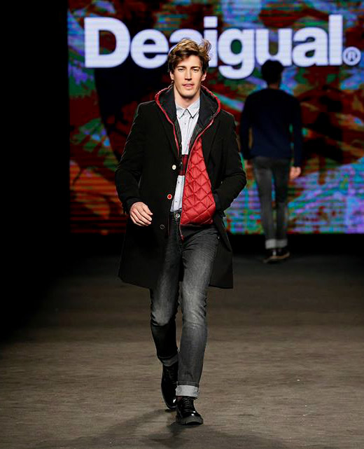 Desigual Fall-Winter 2015/2016 menswear collection at 080 Barcelona Fashion week