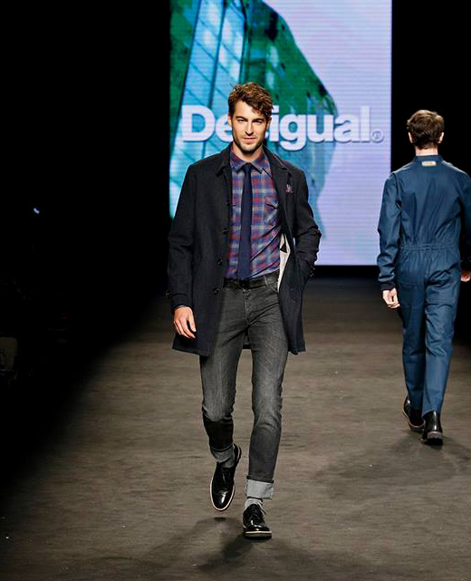 Desigual Fall-Winter 2015/2016 menswear collection at 080 Barcelona Fashion week