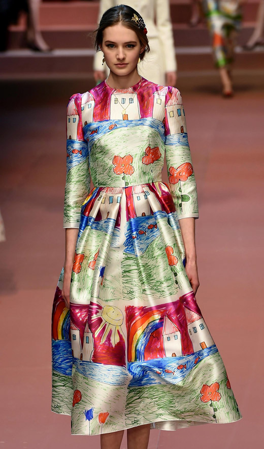 Milano Moda Donna: Dolce&Gabbana Fall-Winter 2015/2016 women's collection