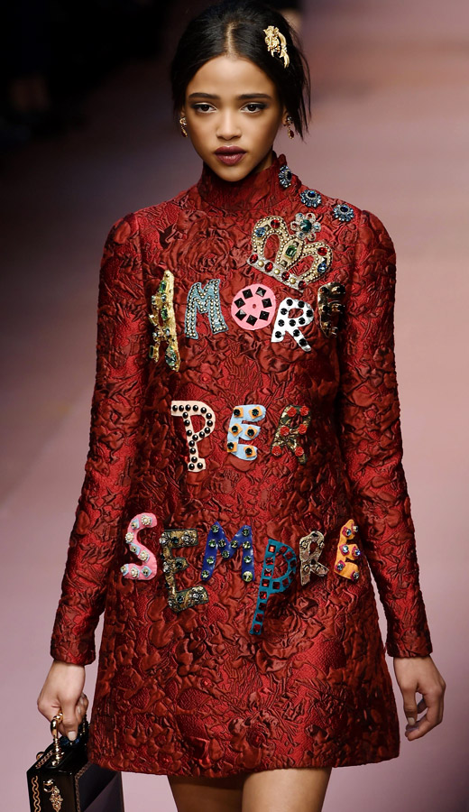 Milano Moda Donna: Dolce&Gabbana Fall-Winter 2015/2016 women's collection