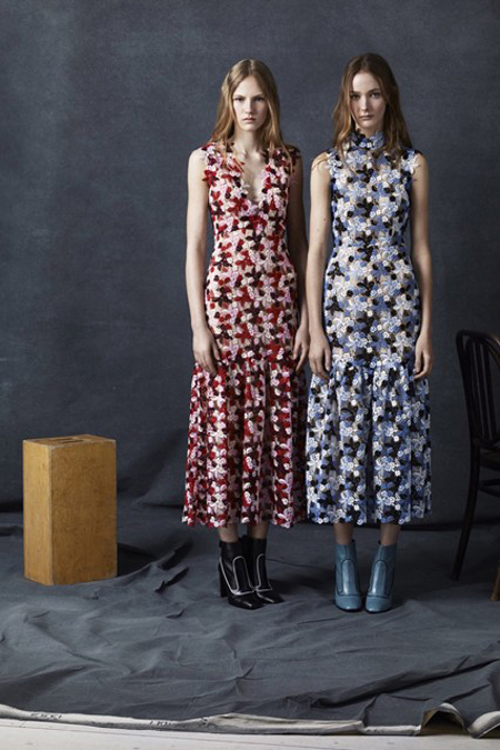 Erdem Pre-Spring 2016 collection - floral  fairytale