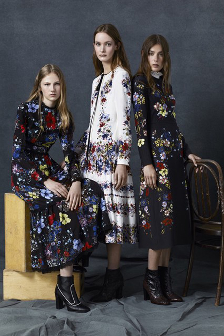 Erdem Pre-Spring 2016 collection - floral  fairytale