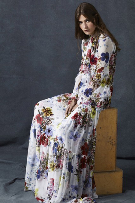 Erdem Pre-Spring 2016 collection - floral  fairytale