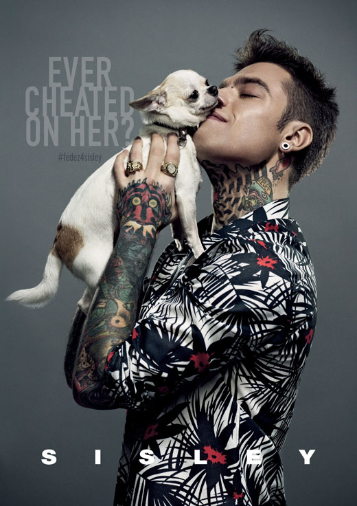 Milan-born rapper Fedez, media personality of the year, is the new face of Sisley’s SS 2015 campaign