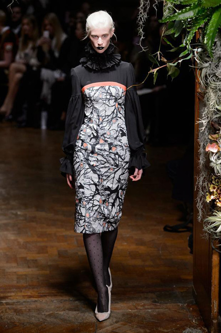 Giles presented Autumn/Winter 2015 during London Fashion Week