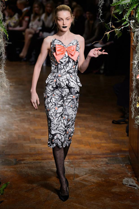 Giles presented Autumn/Winter 2015 during London Fashion Week