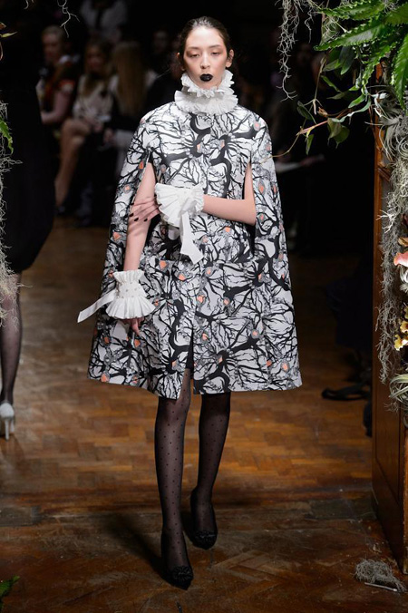 Giles presented Autumn/Winter 2015 during London Fashion Week