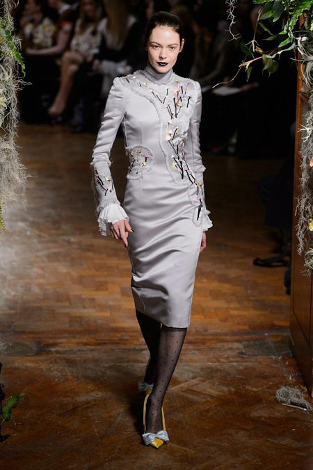 Giles presented Autumn/Winter 2015 during London Fashion Week