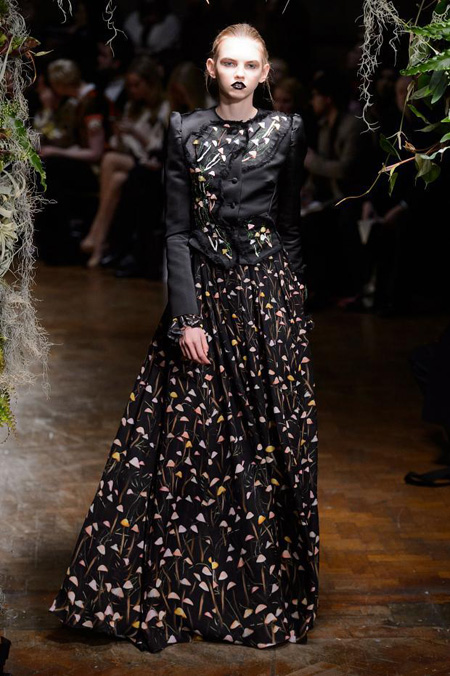 Giles presented Autumn/Winter 2015 during London Fashion Week