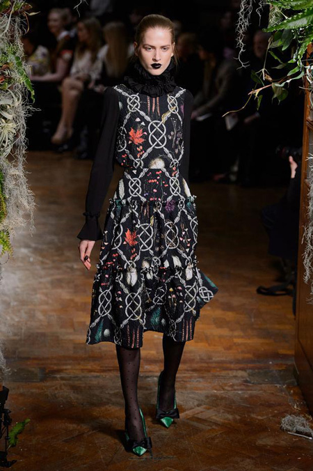 Giles presented Autumn/Winter 2015 during London Fashion Week