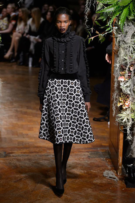 Giles presented Autumn/Winter 2015 during London Fashion Week