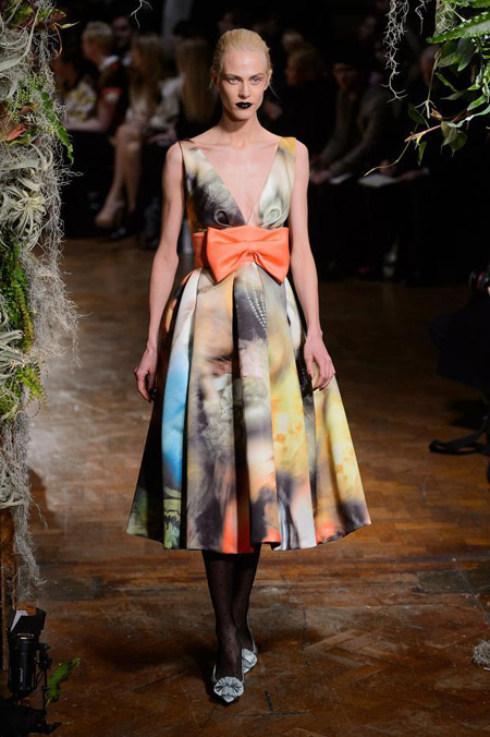 Giles presented Autumn/Winter 2015 during London Fashion Week