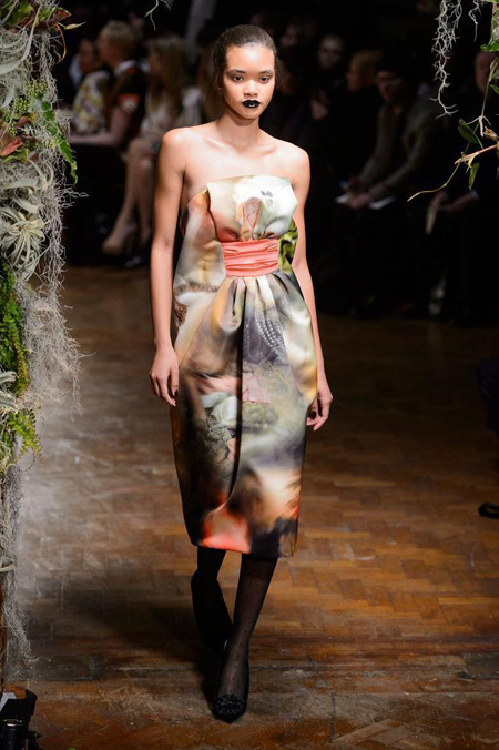 Giles presented Autumn/Winter 2015 during London Fashion Week