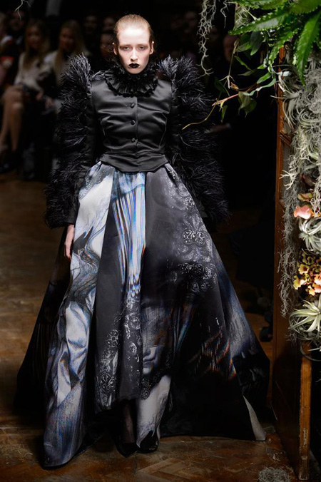 Giles presented Autumn/Winter 2015 during London Fashion Week