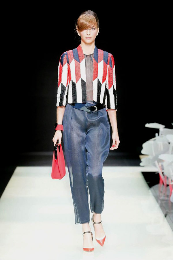 Giorgio Armani Spring-Summer 2016 womenswear collection