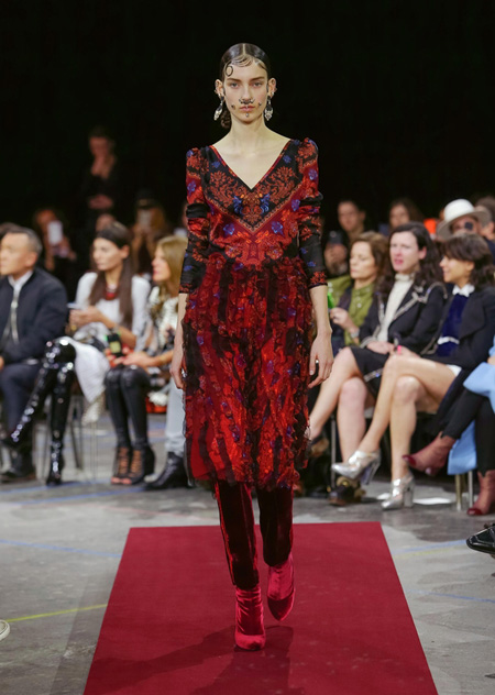 Givenchy presented Autumn/Winter 2015 during Paris Fashion Week