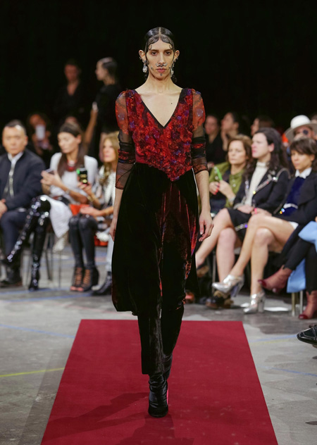 Givenchy presented Autumn/Winter 2015 during Paris Fashion Week