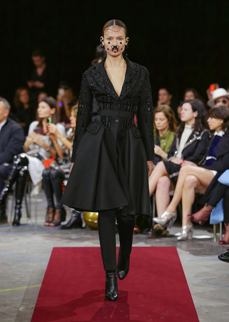 Givenchy presented Autumn/Winter 2015 during Paris Fashion Week