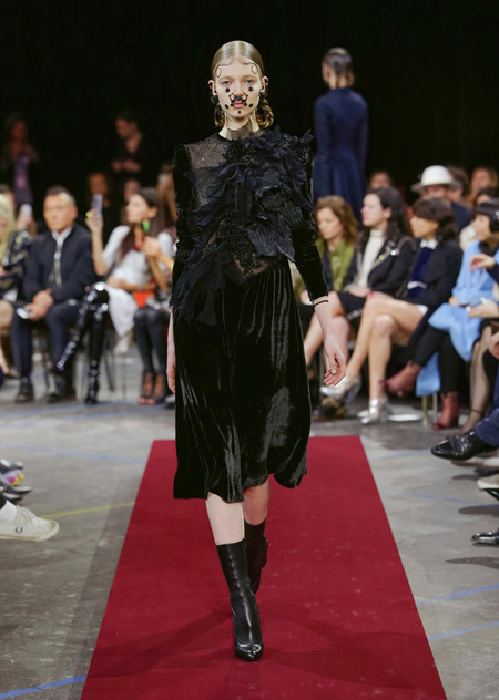 Givenchy presented Autumn/Winter 2015 during Paris Fashion Week