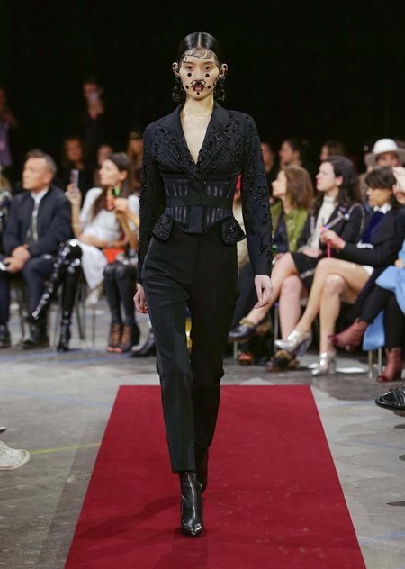 Givenchy presented Autumn/Winter 2015 during Paris Fashion Week