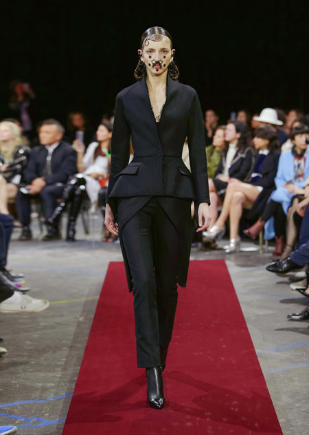 Givenchy presented Autumn/Winter 2015 during Paris Fashion Week