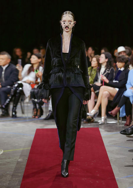 Givenchy presented Autumn/Winter 2015 during Paris Fashion Week