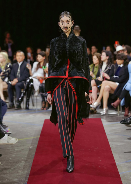 Givenchy presented Autumn/Winter 2015 during Paris Fashion Week