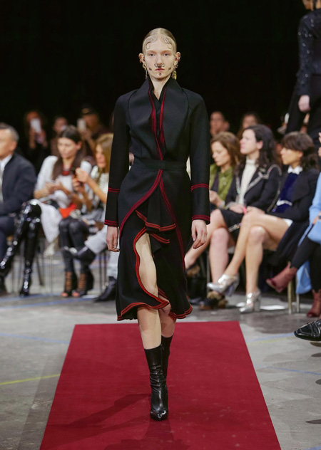 Givenchy presented Autumn/Winter 2015 during Paris Fashion Week