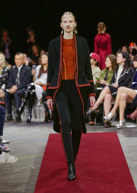 Givenchy presented Autumn/Winter 2015 during Paris Fashion Week