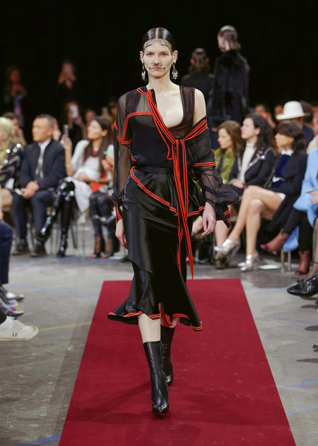 Givenchy presented Autumn/Winter 2015 during Paris Fashion Week