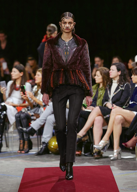 Givenchy presented Autumn/Winter 2015 during Paris Fashion Week