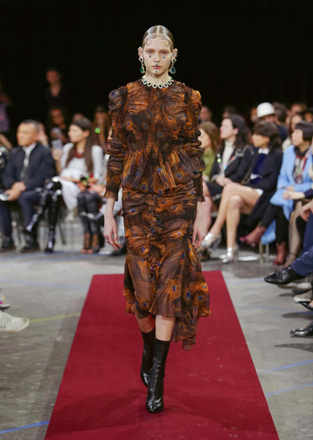 Givenchy presented Autumn/Winter 2015 during Paris Fashion Week