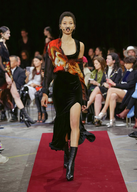 Givenchy presented Autumn/Winter 2015 during Paris Fashion Week