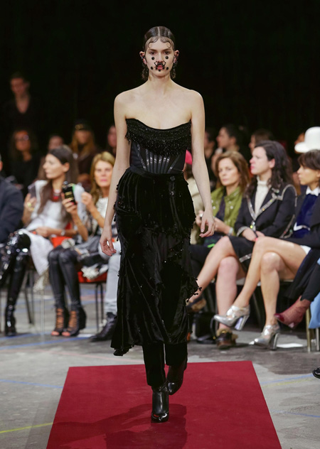 Givenchy presented Autumn/Winter 2015 during Paris Fashion Week