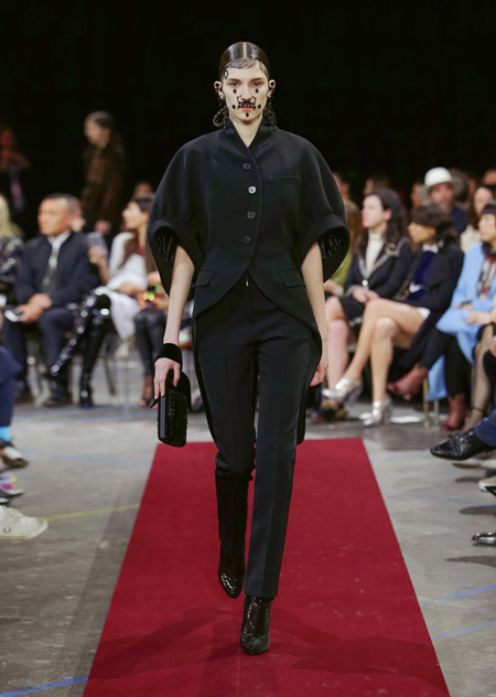 Givenchy presented Autumn/Winter 2015 during Paris Fashion Week