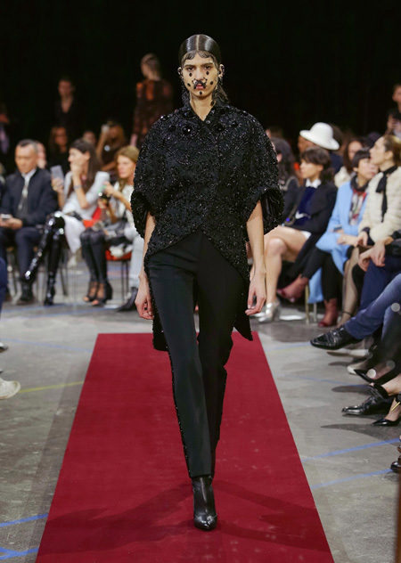 Givenchy presented Autumn/Winter 2015 during Paris Fashion Week