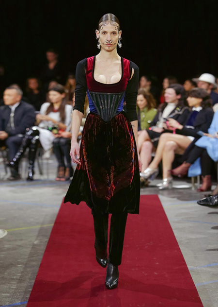 Givenchy presented Autumn/Winter 2015 during Paris Fashion Week