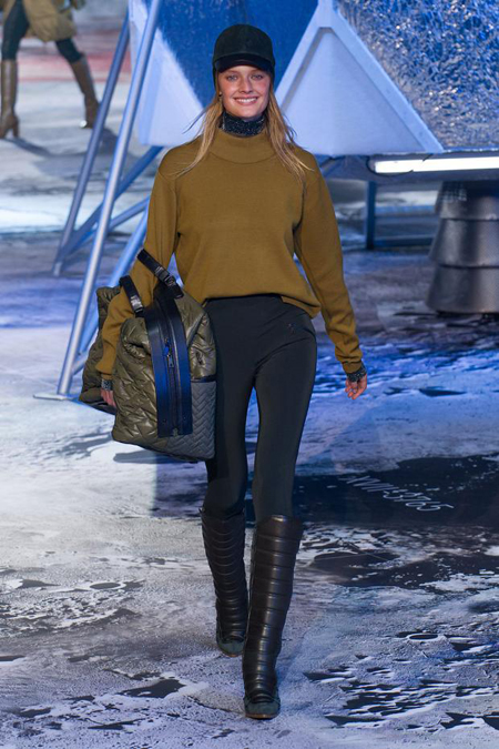 Lunar landscape at H&M Studio show for Autumn/Winter 2015 at Paris Fashion Week 