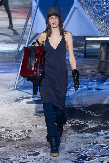 Lunar landscape at H&M Studio show for Autumn/Winter 2015 at Paris Fashion Week 