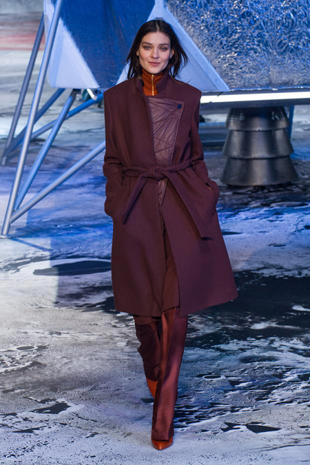 Lunar landscape at H&M Studio show for Autumn/Winter 2015 at Paris Fashion Week 