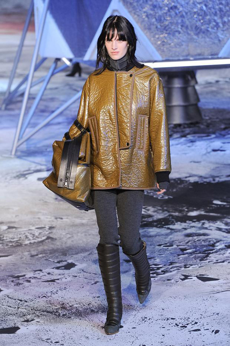 Lunar landscape at H&M Studio show for Autumn/Winter 2015 at Paris Fashion Week 