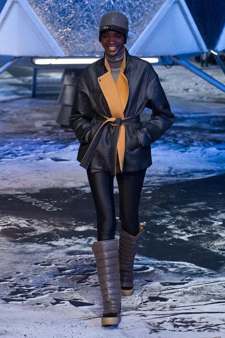 Lunar landscape at H&M Studio show for Autumn/Winter 2015 at Paris Fashion Week 