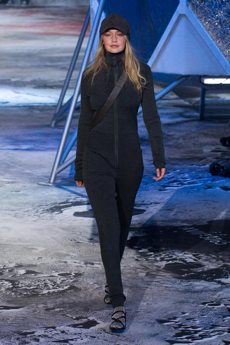 Lunar landscape at H&M Studio show for Autumn/Winter 2015 at Paris Fashion Week 