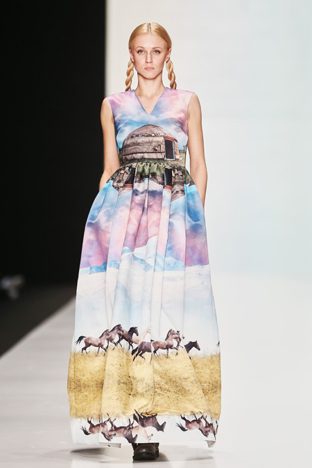 Kamila Kurbani presented Fall/Winter 2015-2016 at Mercedes-Benz Fashion ...