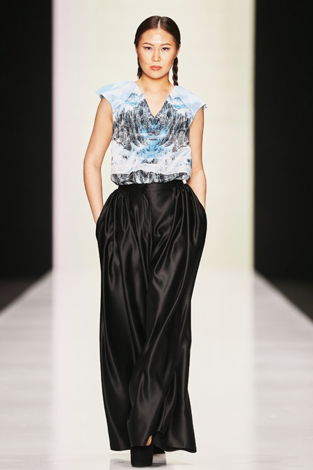 Kamila Kurbani presented Fall/Winter 2015-2016 at Mercedes-Benz Fashion Week Russia