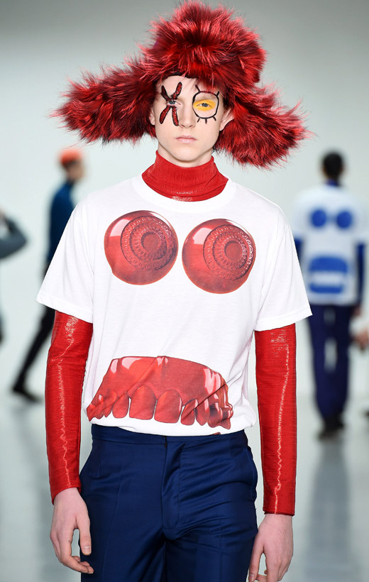 Katie Eary at London Collections: Men